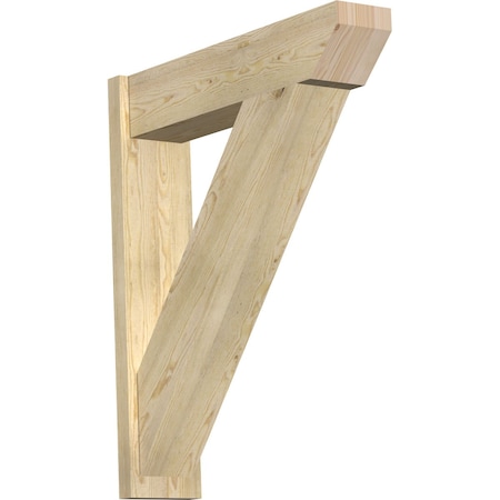 Ekena Millwork Traditional Slat Rough Sawn Outlooker, Douglas Fir, 8"W x 34"D x 40"H OUT08X34X40TRA06RDF